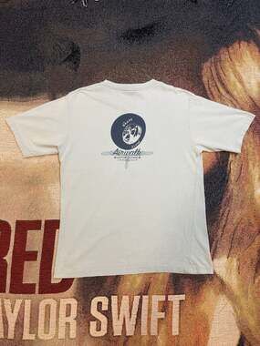 Vintage 90s Light Blue Airwalk Kustom Clothing Skate T-Shirt